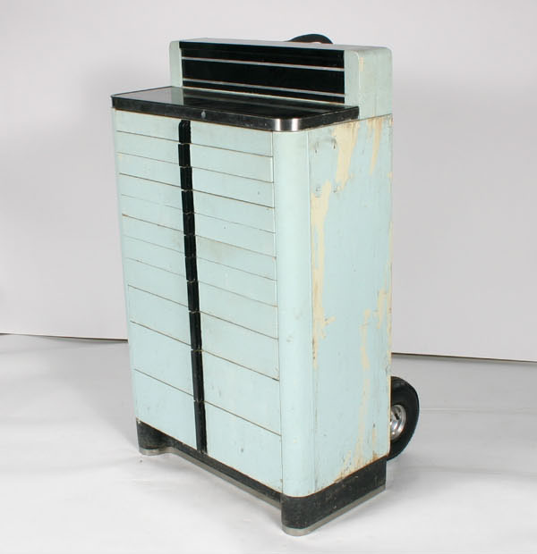 Appraisal: Art Deco dental cabinet made by American Cabinet Co eleven