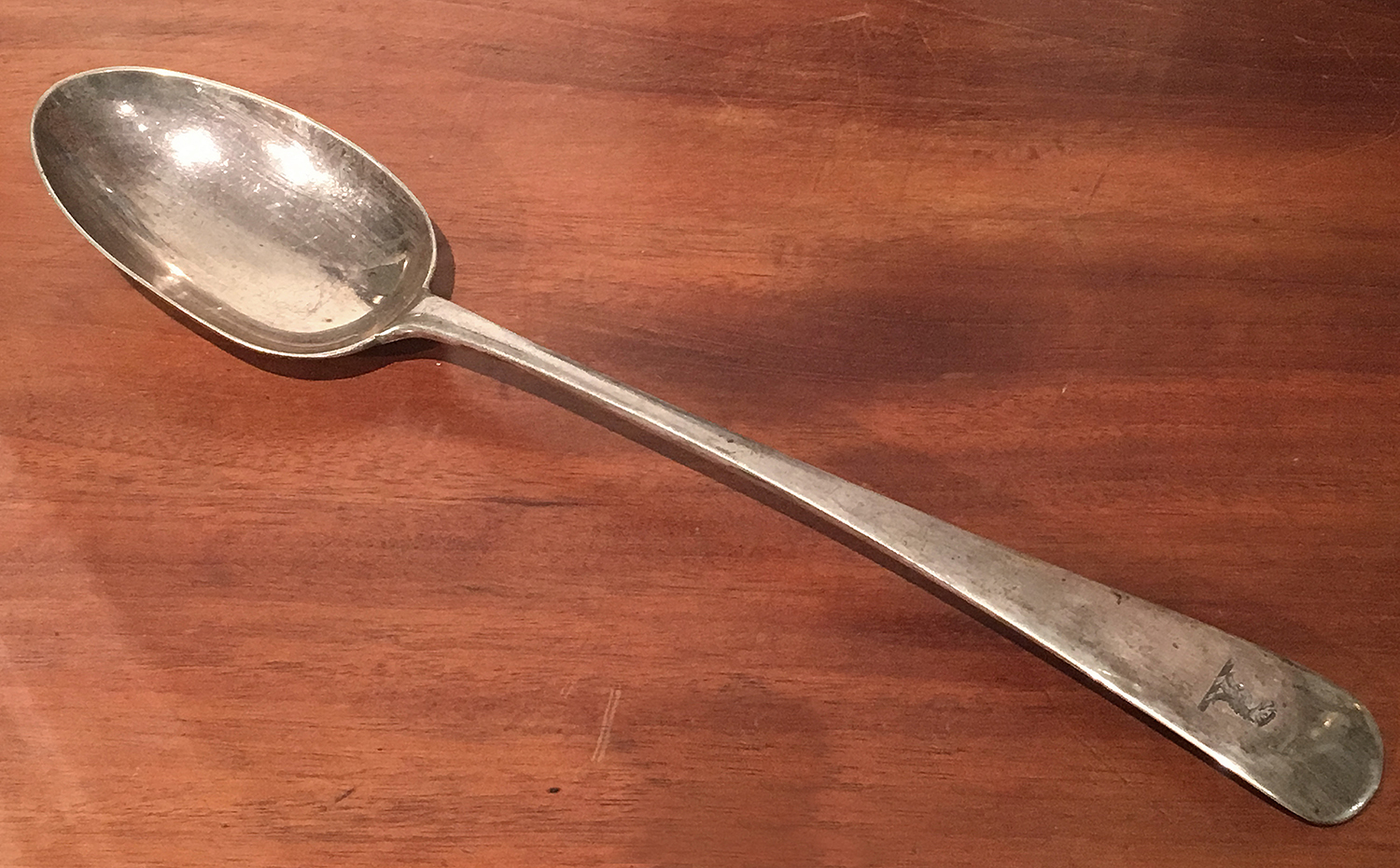 Appraisal: AN ENGLISH SILVER BASTING SPOON BY GEORGE JACKSON DAVID FULLERTON