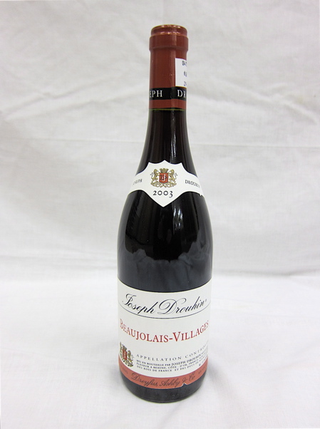 Appraisal: TWENTY-NINE BOTTLES VINTAGE FRENCH RED WINE Joseph Drouhin Beaujolais Villages