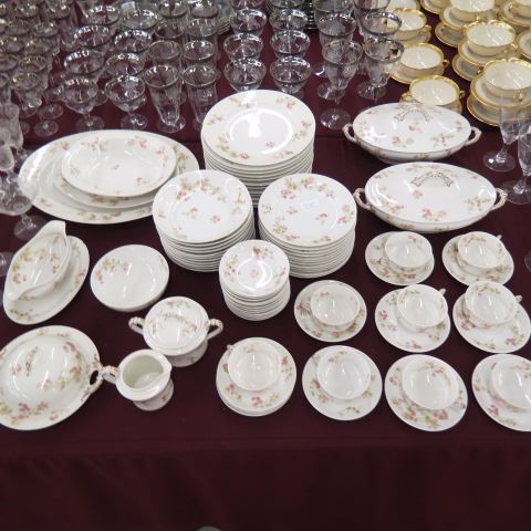 Appraisal: pcs Haviland Limoges Service for with extras and lots of