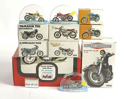 Appraisal: Polistil group of Motorcycles - th scale Kawasaki Benelli Yamaha