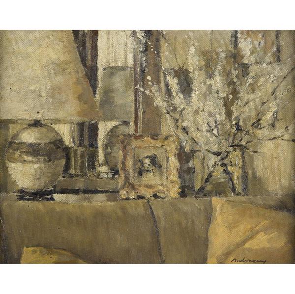 Appraisal: EDWARD FRANK MOLYNEUX French b Untitled Still Life oil on