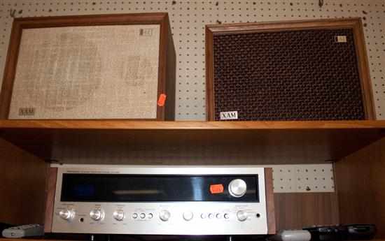 Appraisal: Assorted stereo equipment including Pioneer receiver Fisher VCR Pioneer tape