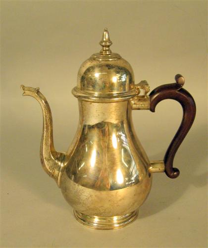 Appraisal: English sterling silver coffeepot richard comyns london th century In