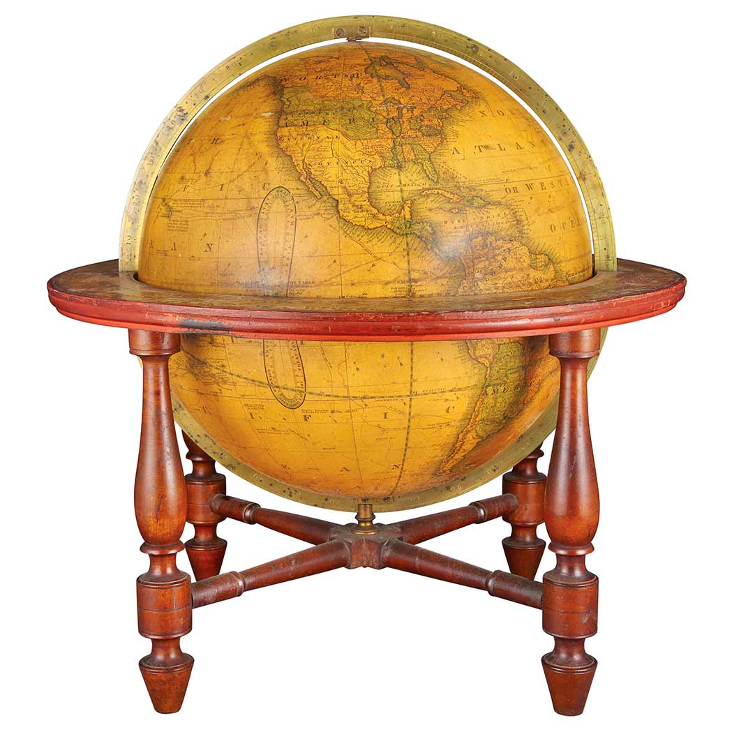 Appraisal: J Wilson Son New American Inch Terrestrial Globe on Stand