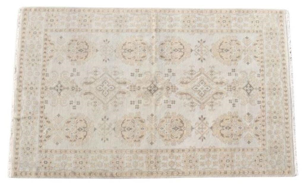 Appraisal: Hand-tied Jaipur rug India approx ' l ' w