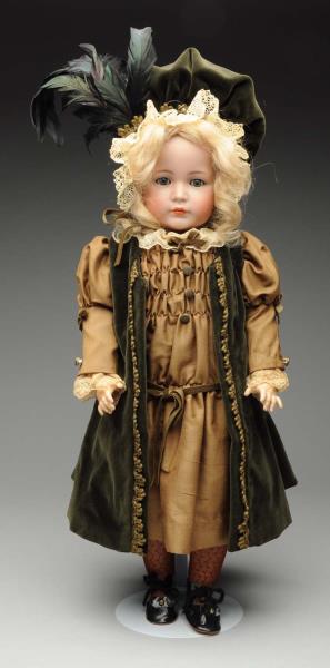 Appraisal: Remarkable K R Character Doll German bisque socket head incised