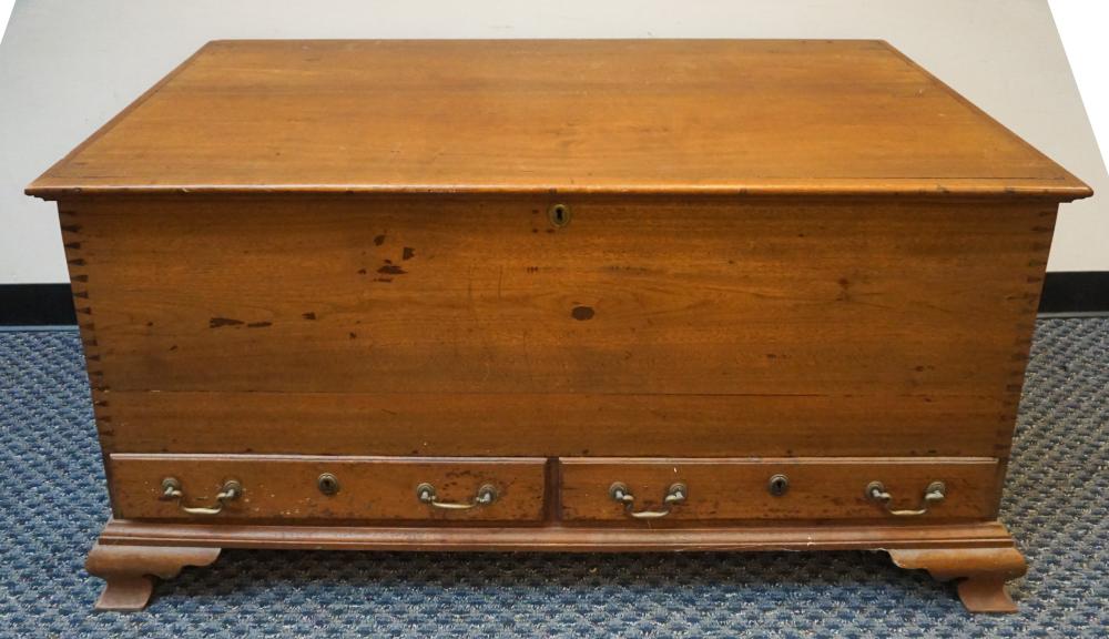 Appraisal: WALNUT BLANKET CHEST TH CENTURY X X IN X X