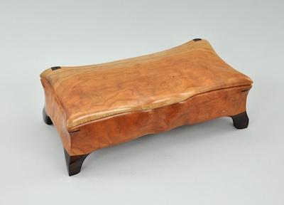 Appraisal: A Contemporary Hand Made Wood Jewelry Box by Andrew Costine