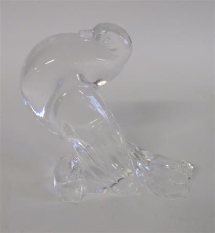 Appraisal: Steuben glass pouter pigeondesigned by sidney waugh