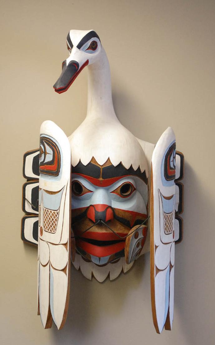 Appraisal: CHIEF LELOOSKA CARVED AND PAINTED MASK Kwakwaka'wakw Tribe Washington -