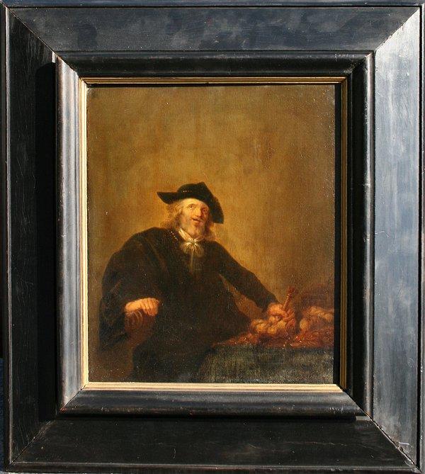 Appraisal: MYSTERY HIGH QUALITY TH CENTURY PORTRAIT OF A MAN OIL