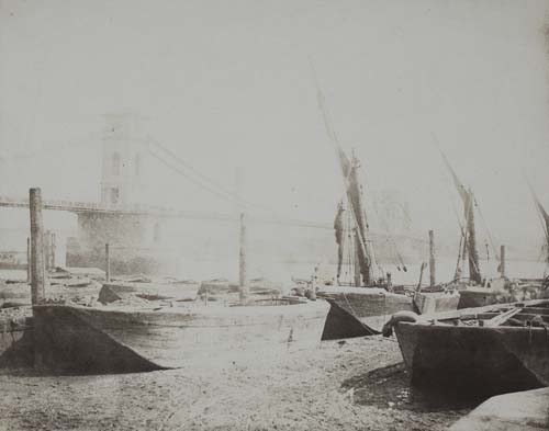 Appraisal: TALBOT WILLIAM HENRY FOX - Hungerford Bridge Salted paper print