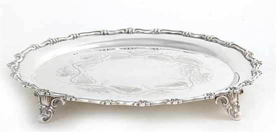 Appraisal: Charleston coin silver salver Gregg Hayden Co Charleston South Carolina