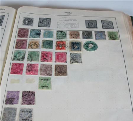 Appraisal: A large collection of world stamps contained in six albums