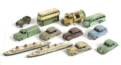 Appraisal: Dinky Toys a small mixed group of unboxed To include