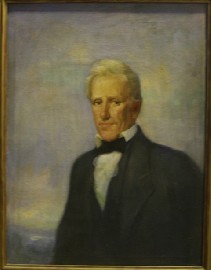 Appraisal: A framed copy of a portrait of Andrew Jackson oil