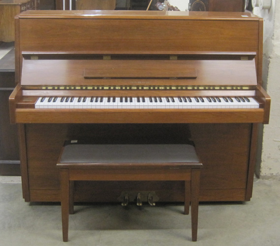 Appraisal: MAHOGANY STUDIO PIANO WITH BENCH Samick Musical Instruments Mfg Co