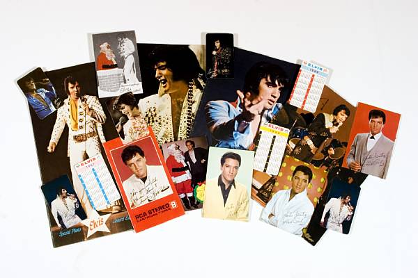 Appraisal: An Elvis Presley group of paper ephemera s- s Saved