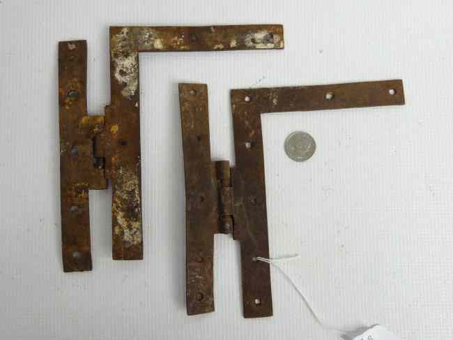 Appraisal: Pair th c ''H'' hinges