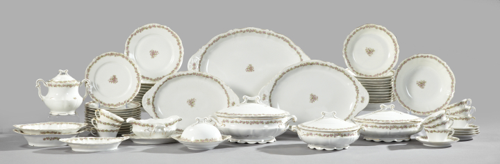 Appraisal: Elaborate Sixty-Two-Piece L Straus and Sons New York Carlsbad-Manufactured Porcelain