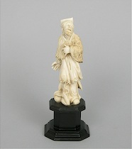 Appraisal: Fine European Carved Ivory of Saint Jerome ca th Century