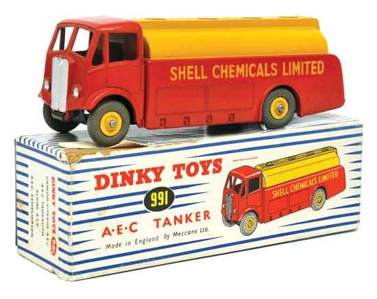 Appraisal: Dinky AEC Tanker red cab and back with yellow lettering