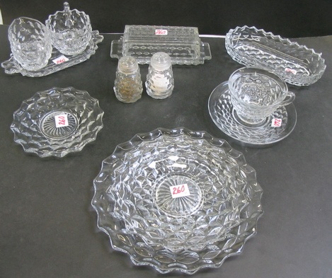 Appraisal: A PIECE AMERICAN FOSTORIA DINNER SET in the American pattern