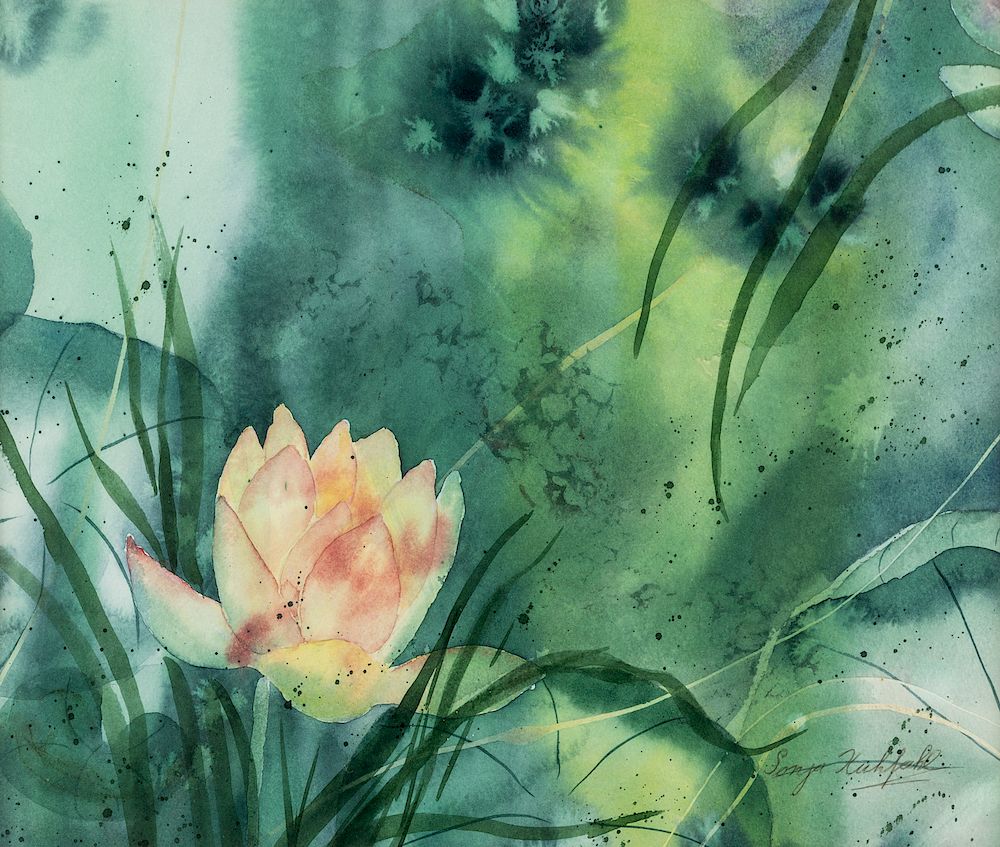 Appraisal: SONJA KUHFAHL GERMAN B SONJA KUHFAHL GERMAN B Water Lilies