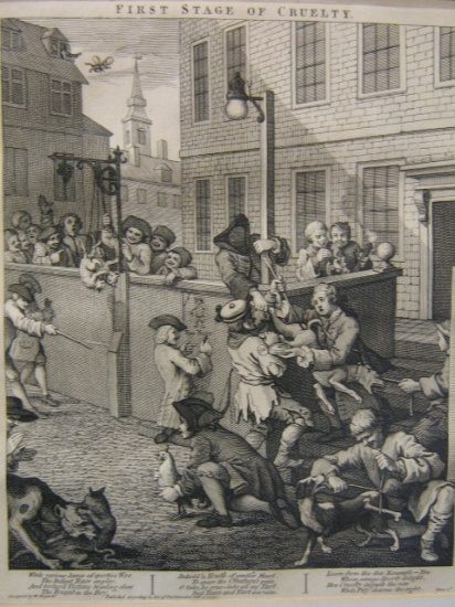 Appraisal: WILLIAM HOGARTH The Four Stages of Cruelty Set of engravings