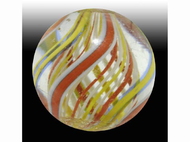 Appraisal: Naked Core Swirl Marble Description Two stages of mid layer