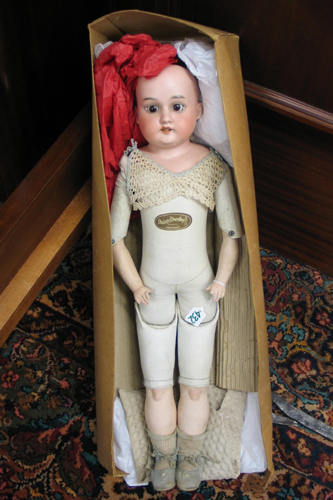 Appraisal: A GERMAN ARMAND MARSEILLES BISQUE HEAD CHILD DOLL in marked