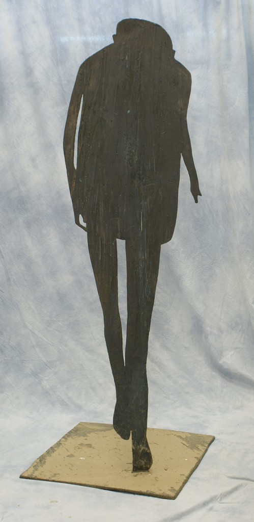 Appraisal: Tom Bostelle American PA - Sheet bronze silhouette of a