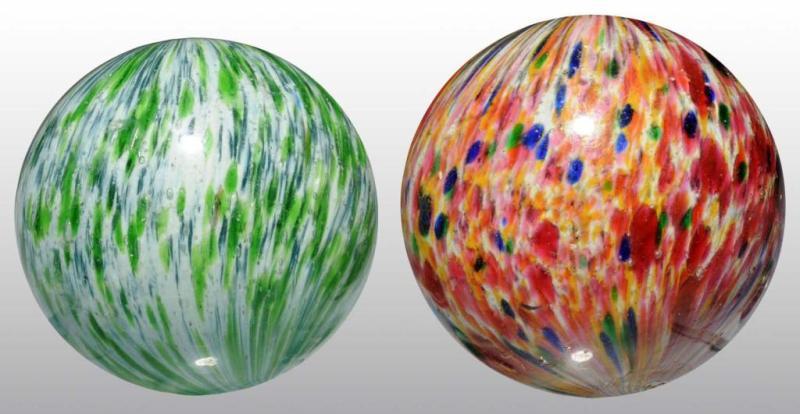 Appraisal: Lot of Onionskin Marbles Description Includes one multicolor onion in