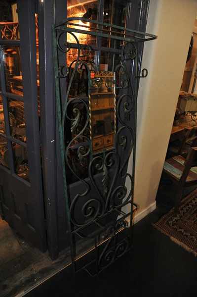 Appraisal: A WROUGHT IRON FRENCH HALL STAND