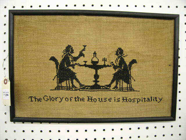 Appraisal: Helen Rae Gardner Needlework The Glory of the House is