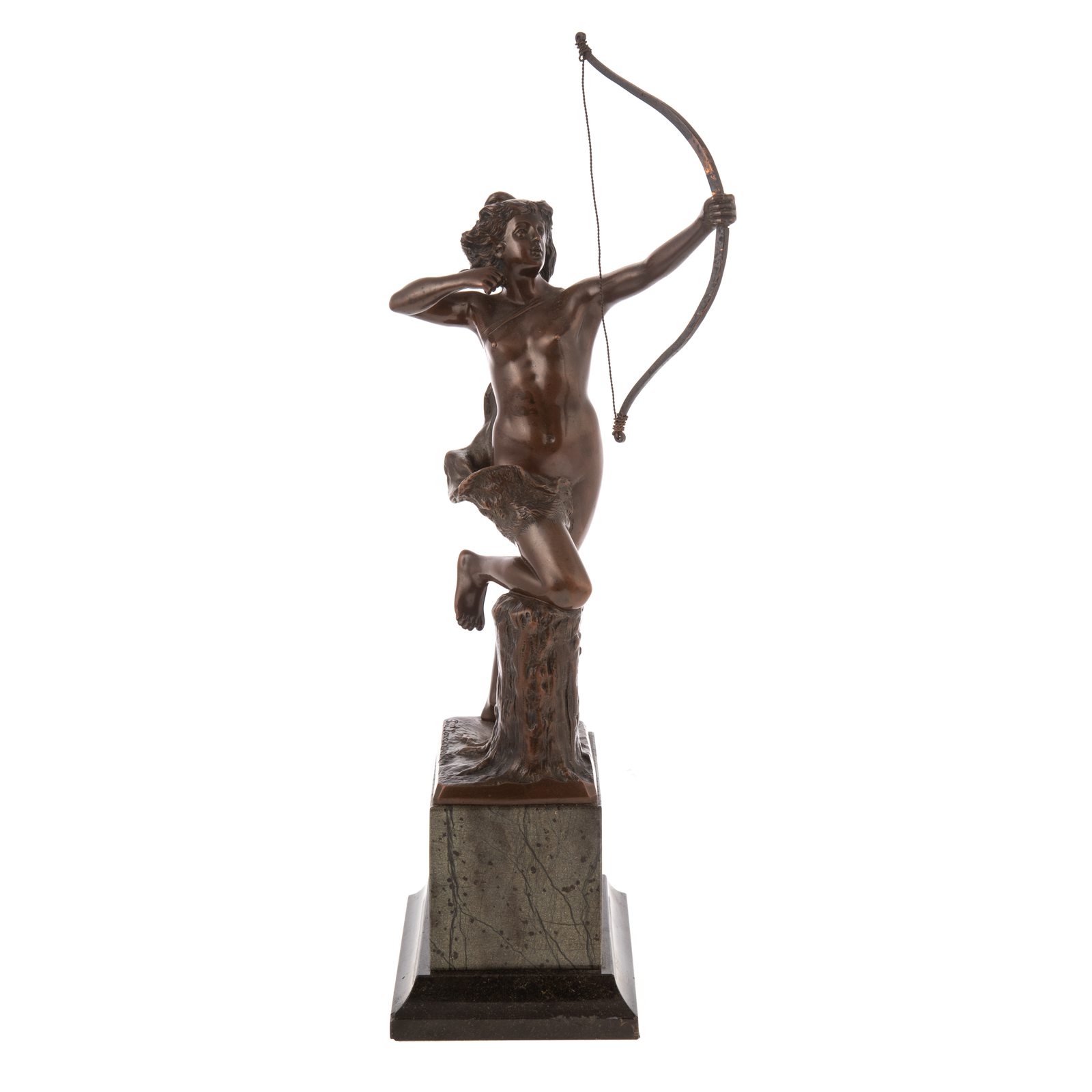 Appraisal: PAUL L KOWALCZEWSKI DIANA THE HUNTRESS BRONZE German - Classical