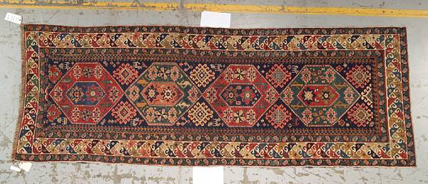 Appraisal: A Shirvan runner Caucasus late th century size approximately ft