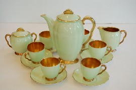 Appraisal: CARLTON WARE DEMI TASSE FOR INC COFFEE POT