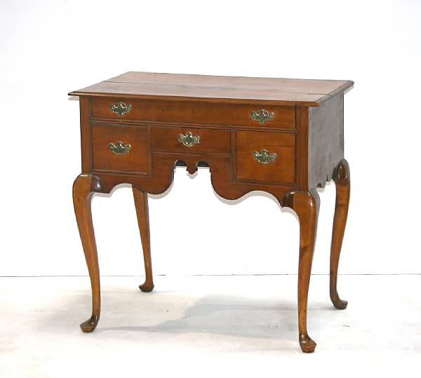 Appraisal: A Queen Anne cherrywood lowboy first quarter th century height