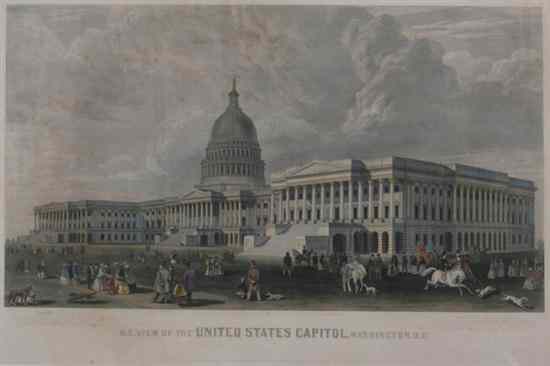 Appraisal: HENRY SARTAIN American - N E VIEW OF THE UNITED