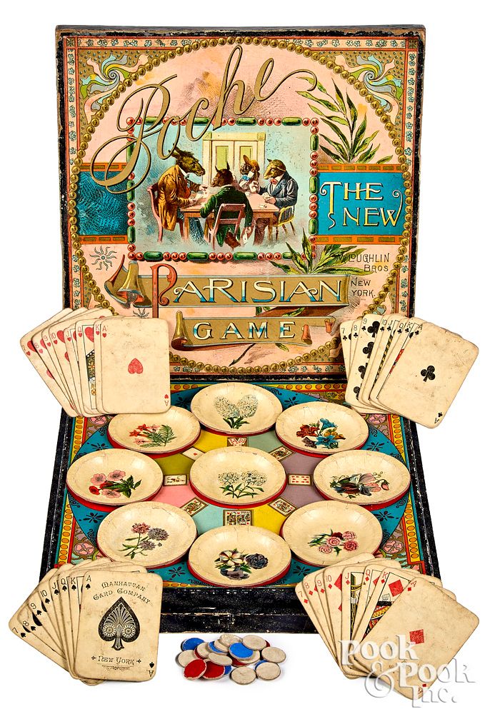 Appraisal: McLoughlin Bros Poche The New Parisian Game McLoughlin Bros Poche