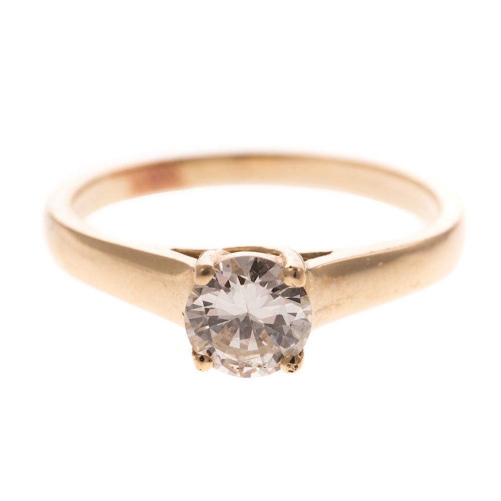 Appraisal: A Ladies European Cut Diamond Ring in K K yellow