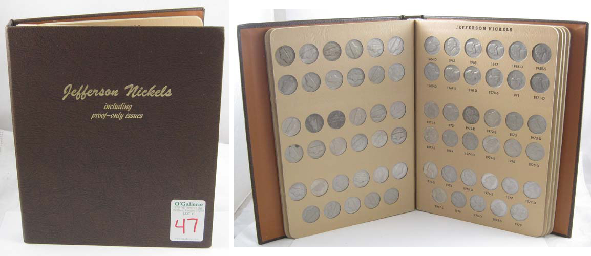 Appraisal: U S JEFFERSON NICKEL COLLECTION IN ALBUM total coins present