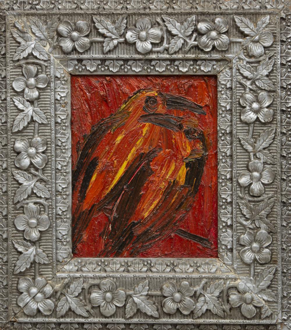 Appraisal: Hunt Slonem American Louisiana b Orioles oil on panel signed