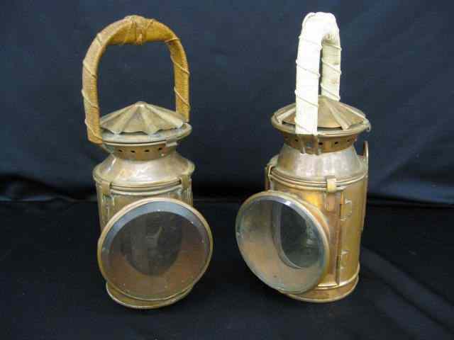 Appraisal: Pair of Victorian Brass Lanterns ''