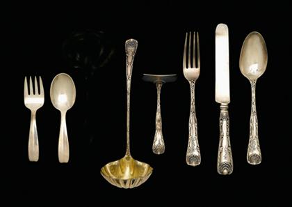 Appraisal: Assorted Tiffany Co sterling silver 'Wave Edge' pattern flatware th