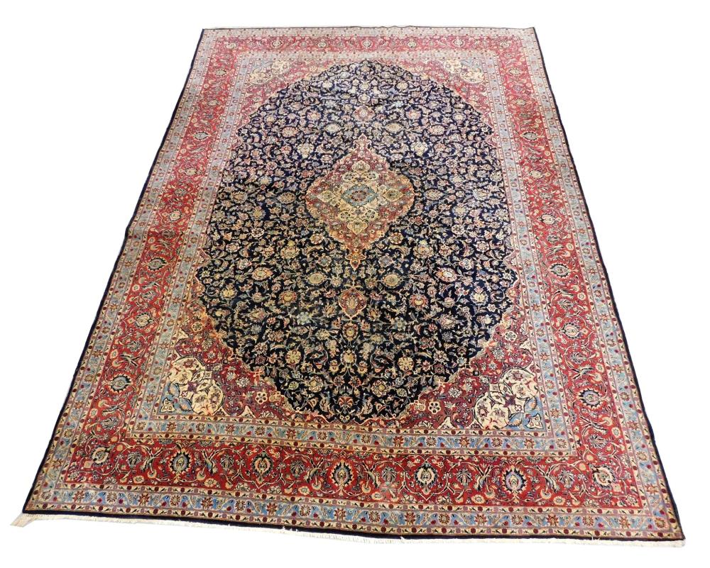 Appraisal: RUG Modern Persian style ' x ' wool on cotton