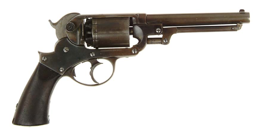 Appraisal: STARR DBL ACTION NAVY REVOLVER SN Cal rnd bbl The