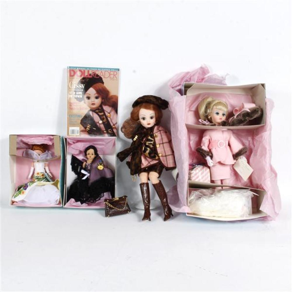 Appraisal: FOUR MADAME ALEXANDER DOLLS COUTURE COLLECTION COCO CLEO CHANEL AND